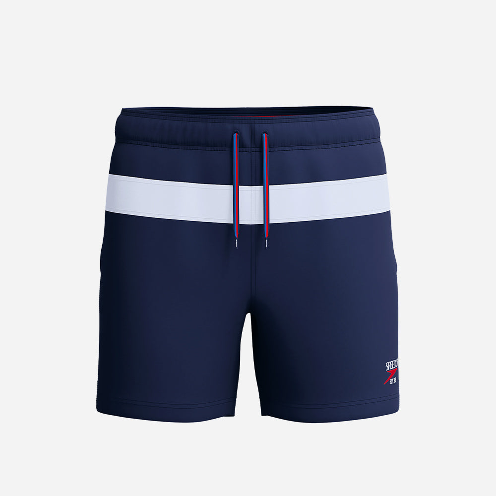 Quần Bơi Nam Speedo Colorblock Volley 16 Inch - Xanh Navy - Supersports Vietnam