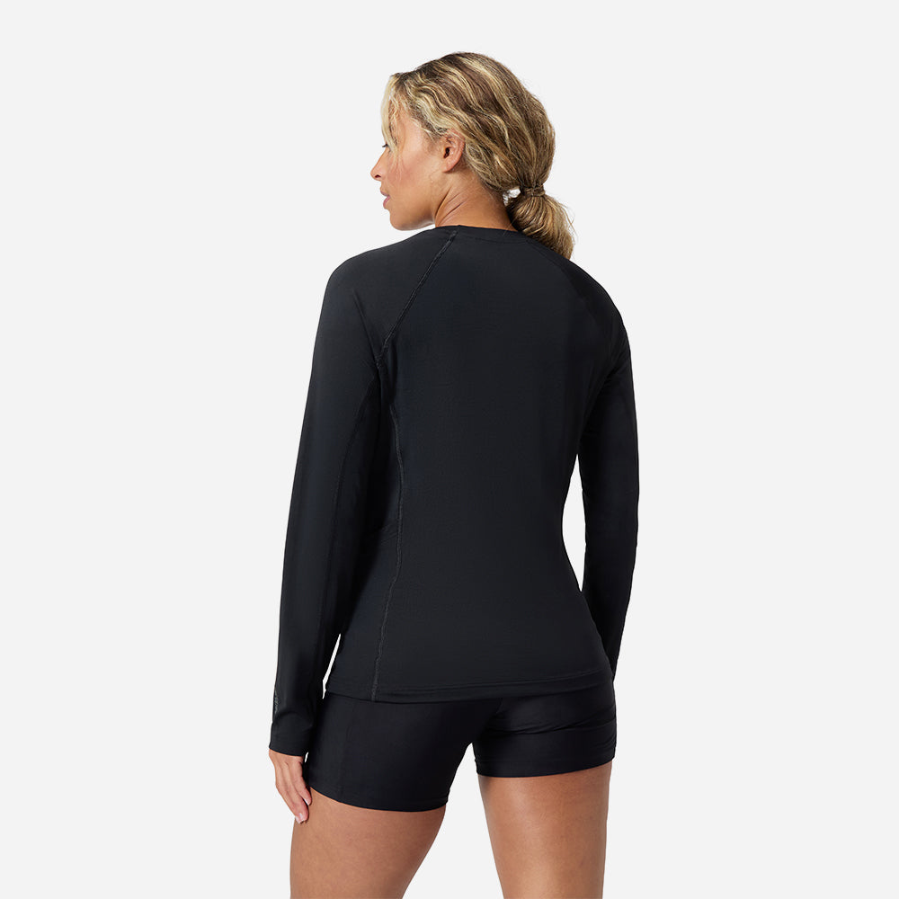 Áo Bơi Chống Nắng Nữ Speedo Sun Protection - Đen - Supersports Vietnam