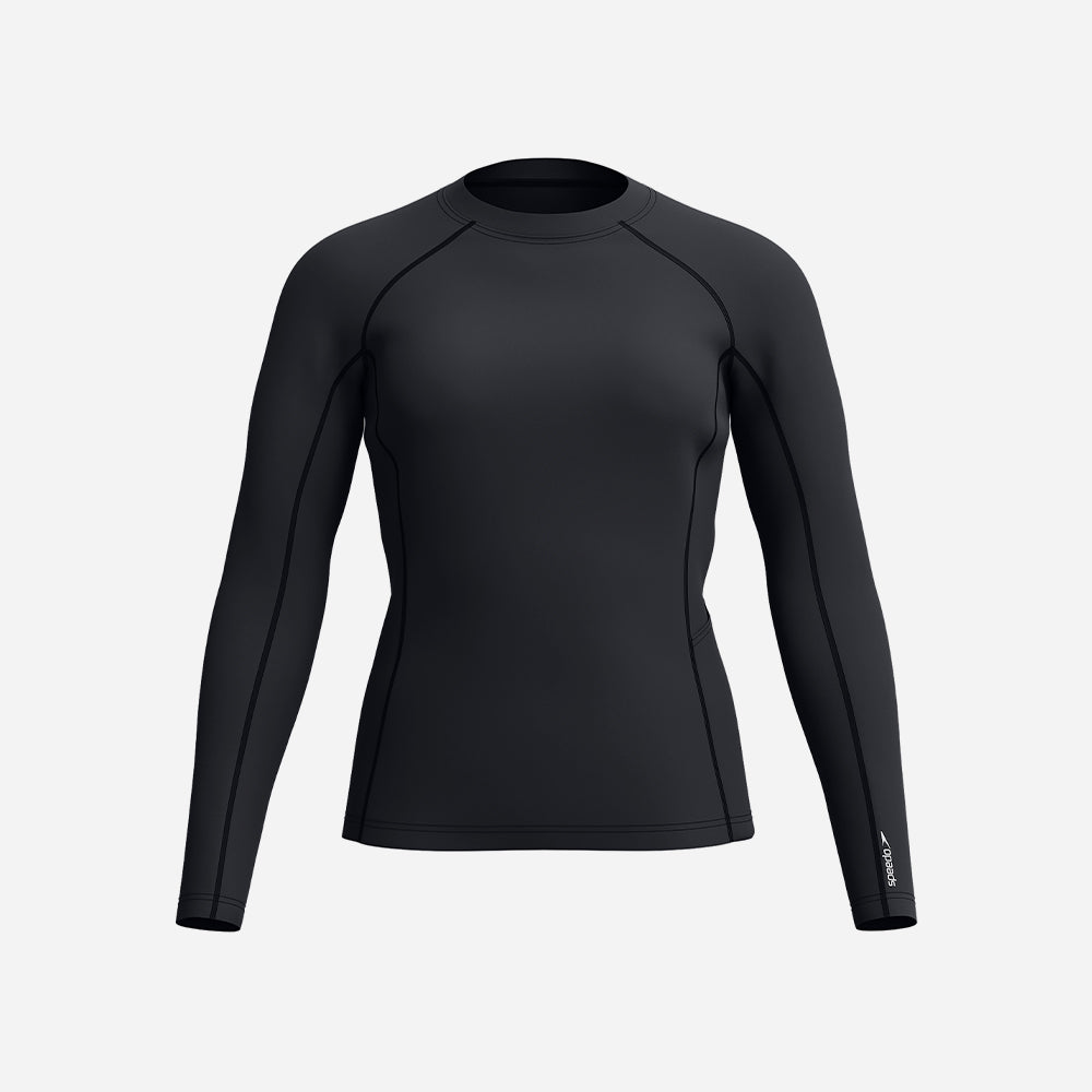 Áo Bơi Chống Nắng Nữ Speedo Sun Protection - Đen - Supersports Vietnam