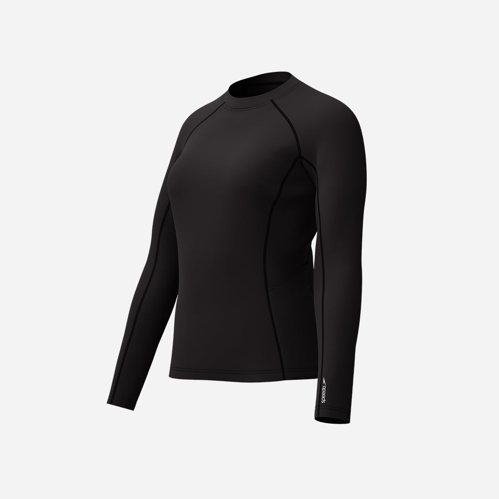 Áo Bơi Chống Nắng Nữ Speedo Sun Protection - Đen - Supersports Vietnam