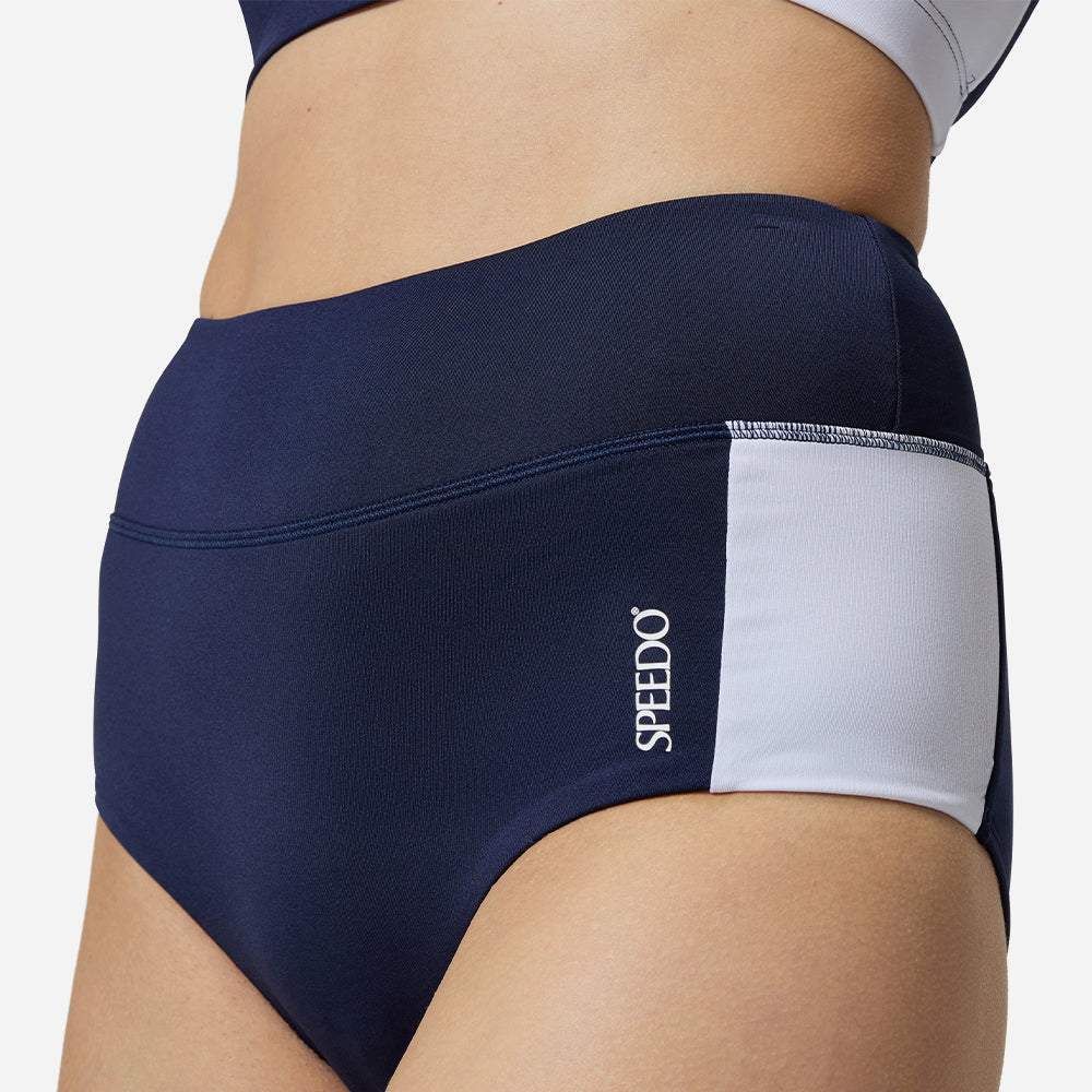 Quần Bơi Nữ Speedo Cb Banded Boyleg (Asia Fit) - Xanh Navy - Supersports Vietnam