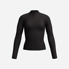 Áo Bơi Chống Nắng Nữ Speedo Long Sleeves (Asia Fit) - Đen - Supersports Vietnam