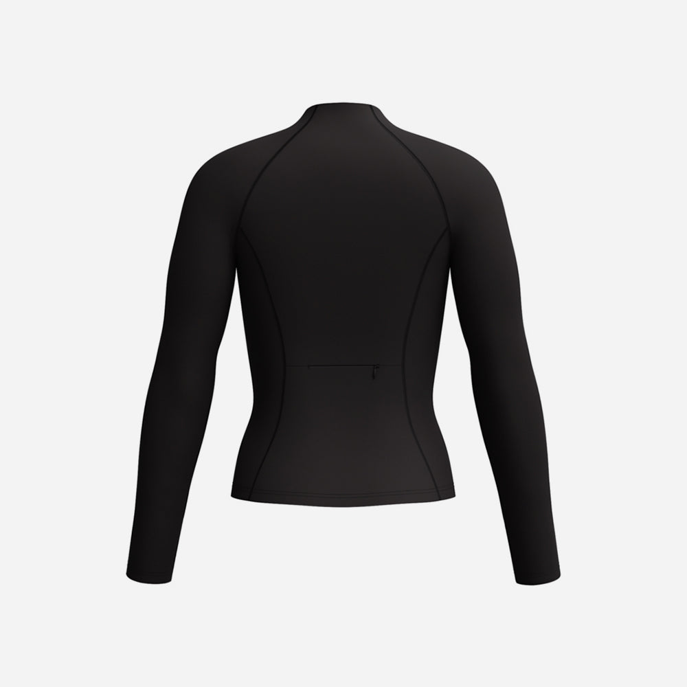 Áo Bơi Chống Nắng Nữ Speedo Long Sleeves (Asia Fit) - Đen - Supersports Vietnam