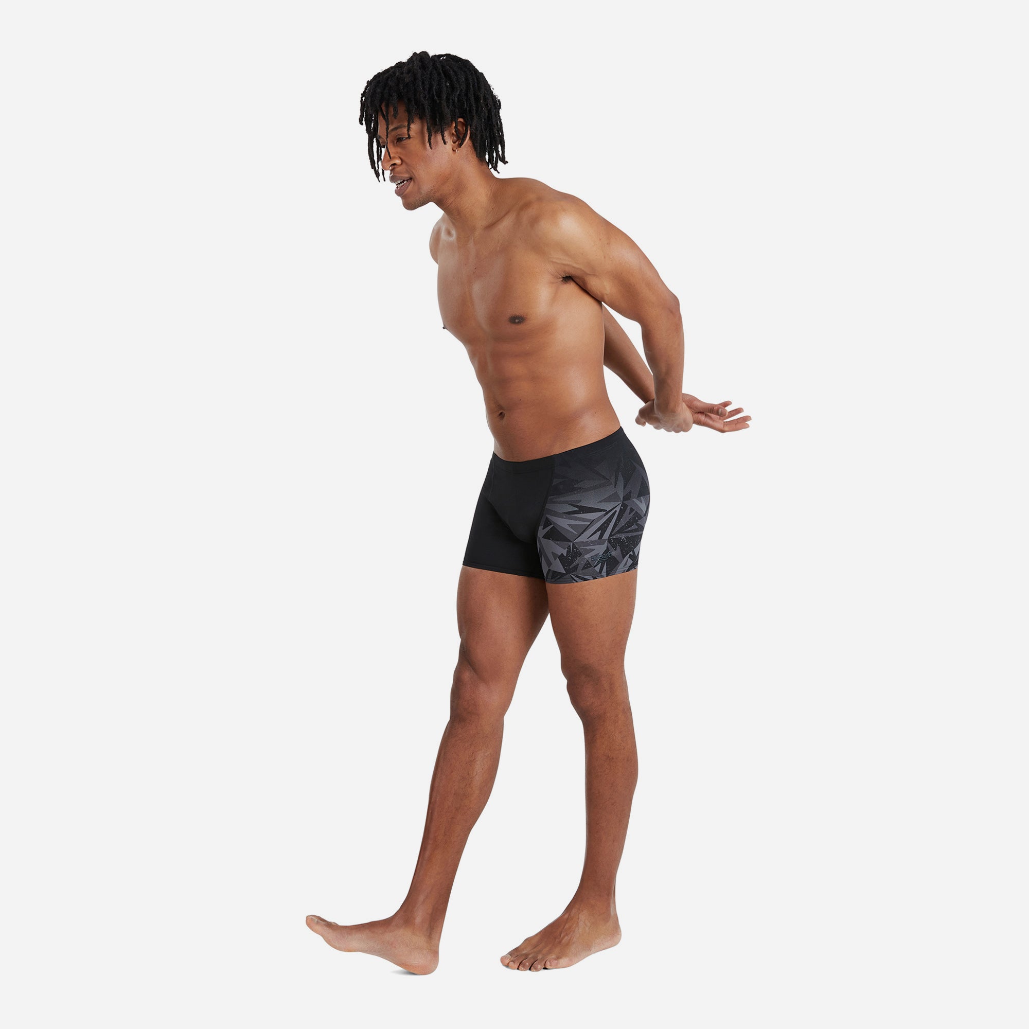 Quần Bơi Nam Speedo Allover V-Cut - Đen - Supersports Vietnam