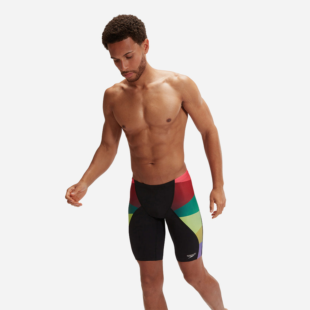 Quần Bơi Nam Speedo Placement Digital Vcut - Đen - Supersports Vietnam
