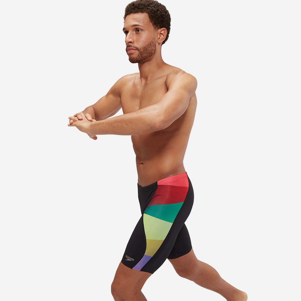 Quần Bơi Nam Speedo Placement Digital Vcut - Đen - Supersports Vietnam