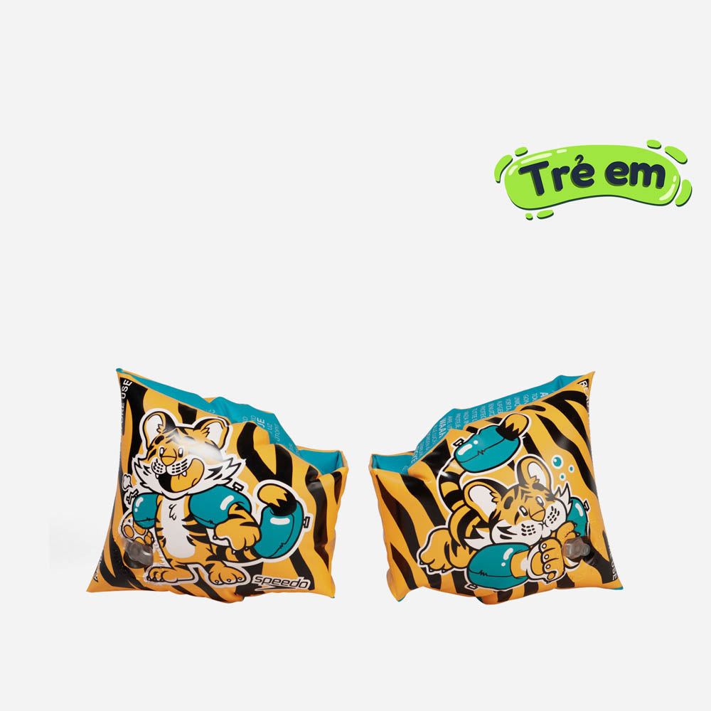 Phao Tay Trẻ Em Speedo Printed - Cam - Supersports Vietnam