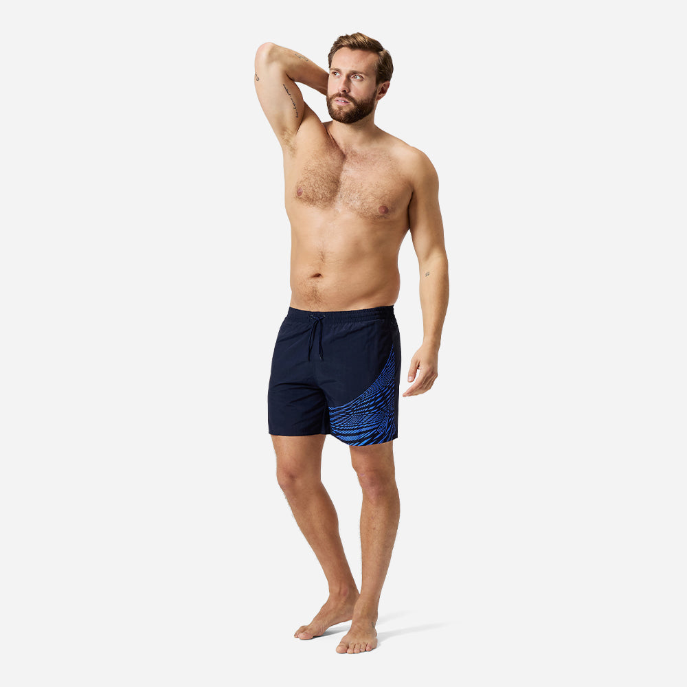 Quần Bơi Nam Speedo Medley Logo 16" - Xanh Navy - Supersports Vietnam