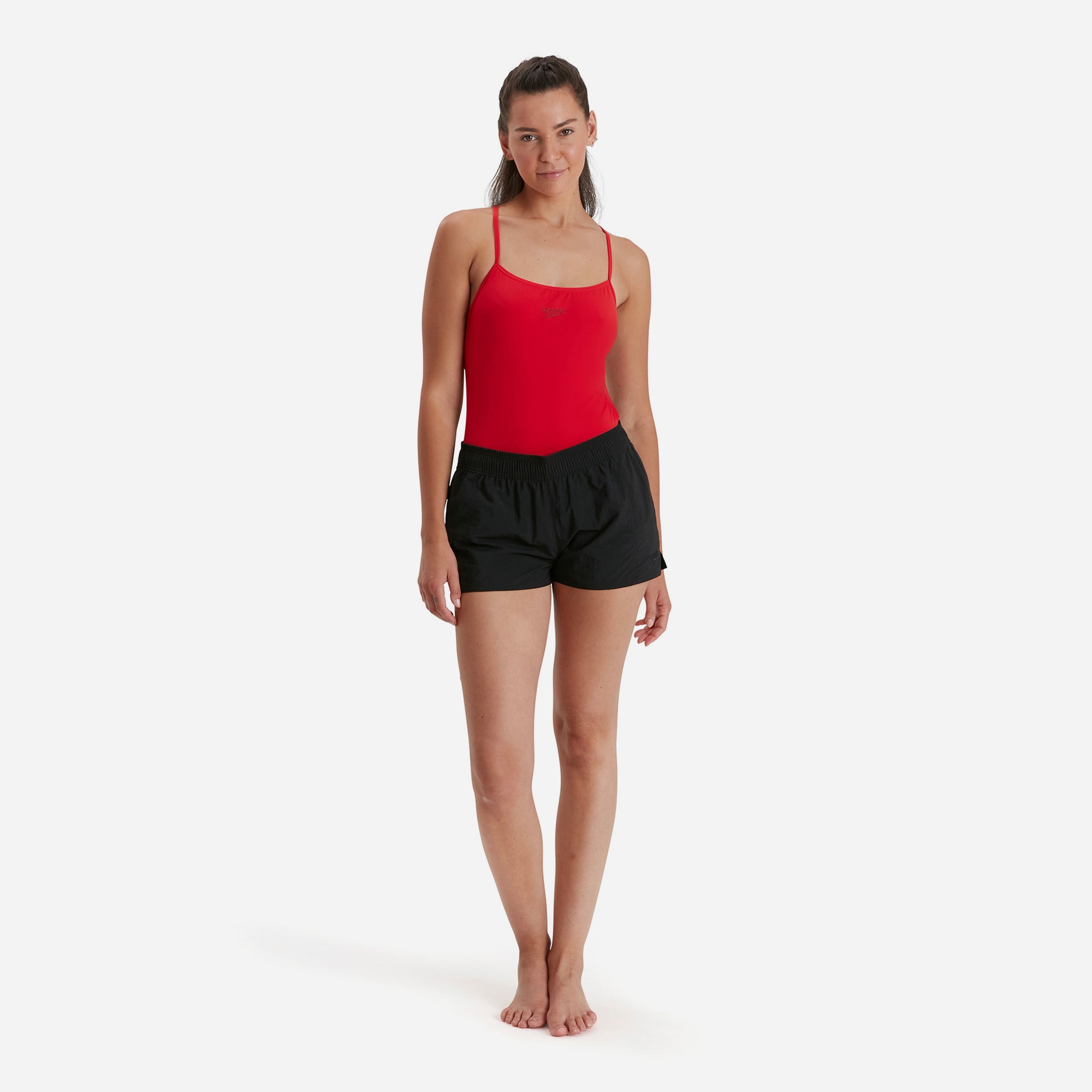 Quần Đi Biển Nữ Speedo Essentials - Đen - Supersports Vietnam