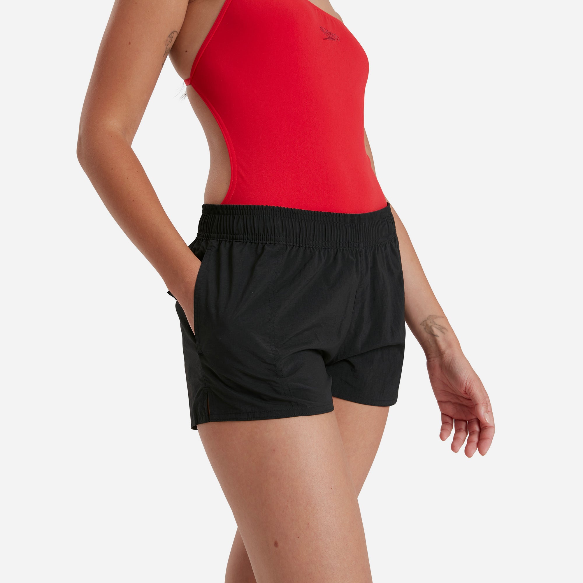 Quần Đi Biển Nữ Speedo Essentials - Đen - Supersports Vietnam