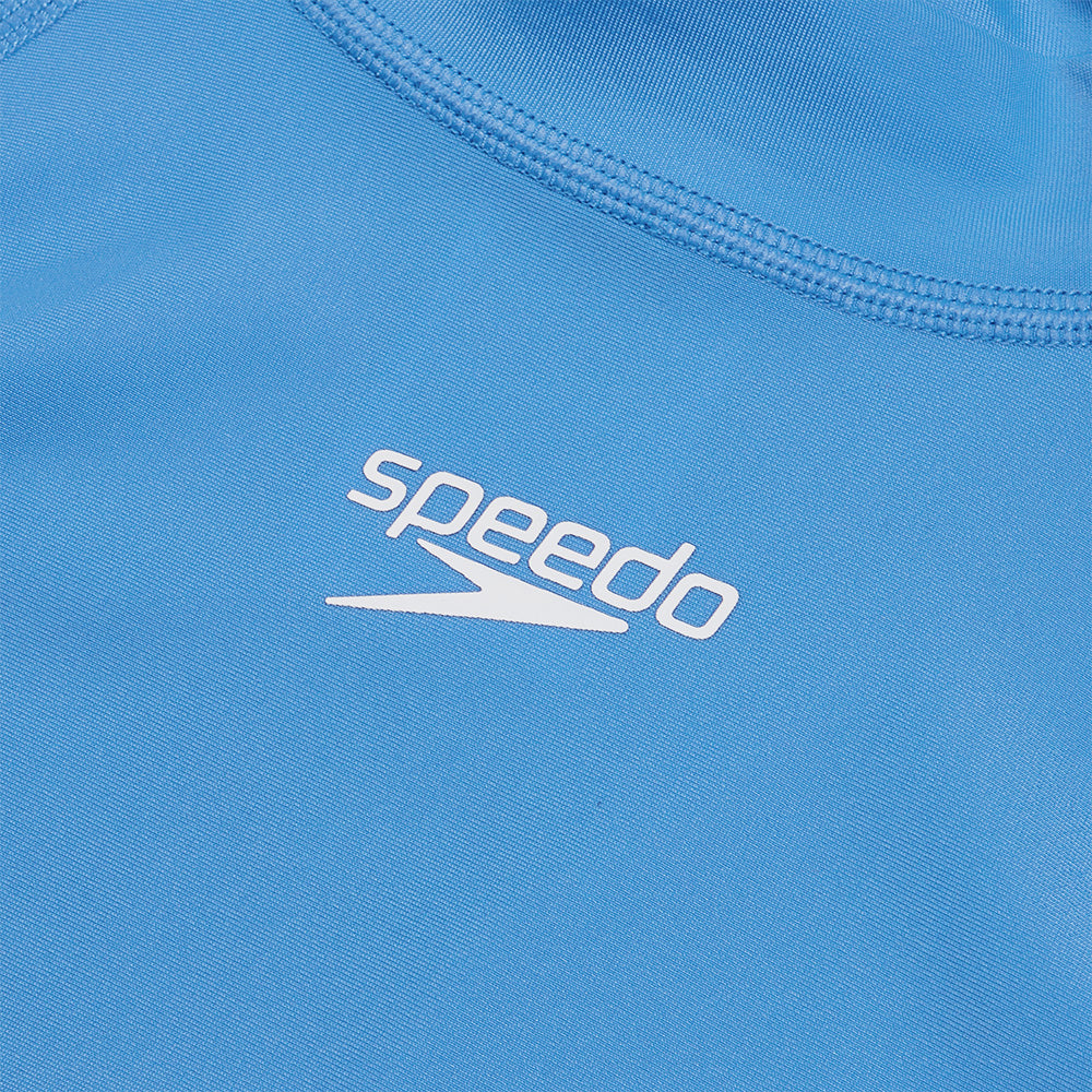Áo Bơi Chống Nắng Nữ Speedo Essential Sun Protection - Xanh Dương - Supersports Vietnam