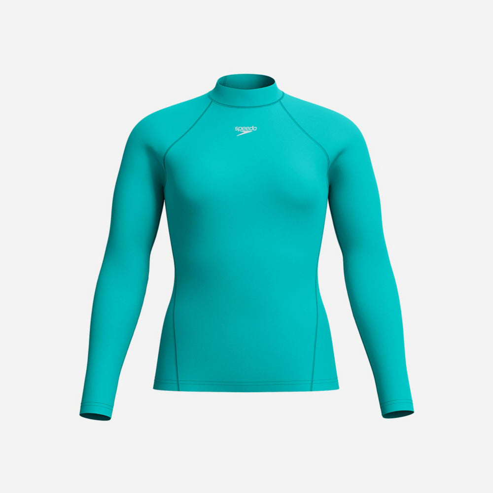 Áo Bơi Chống Nắng Nữ Speedo Long Sleeve - Xanh Dương - Supersports Vietnam