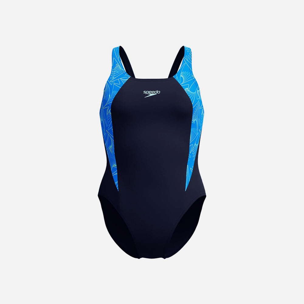 Đồ Bơi Một Mảnh Nữ Speedo HyperBoom Splice Muscleback - Xanh Navy - Supersports Vietnam