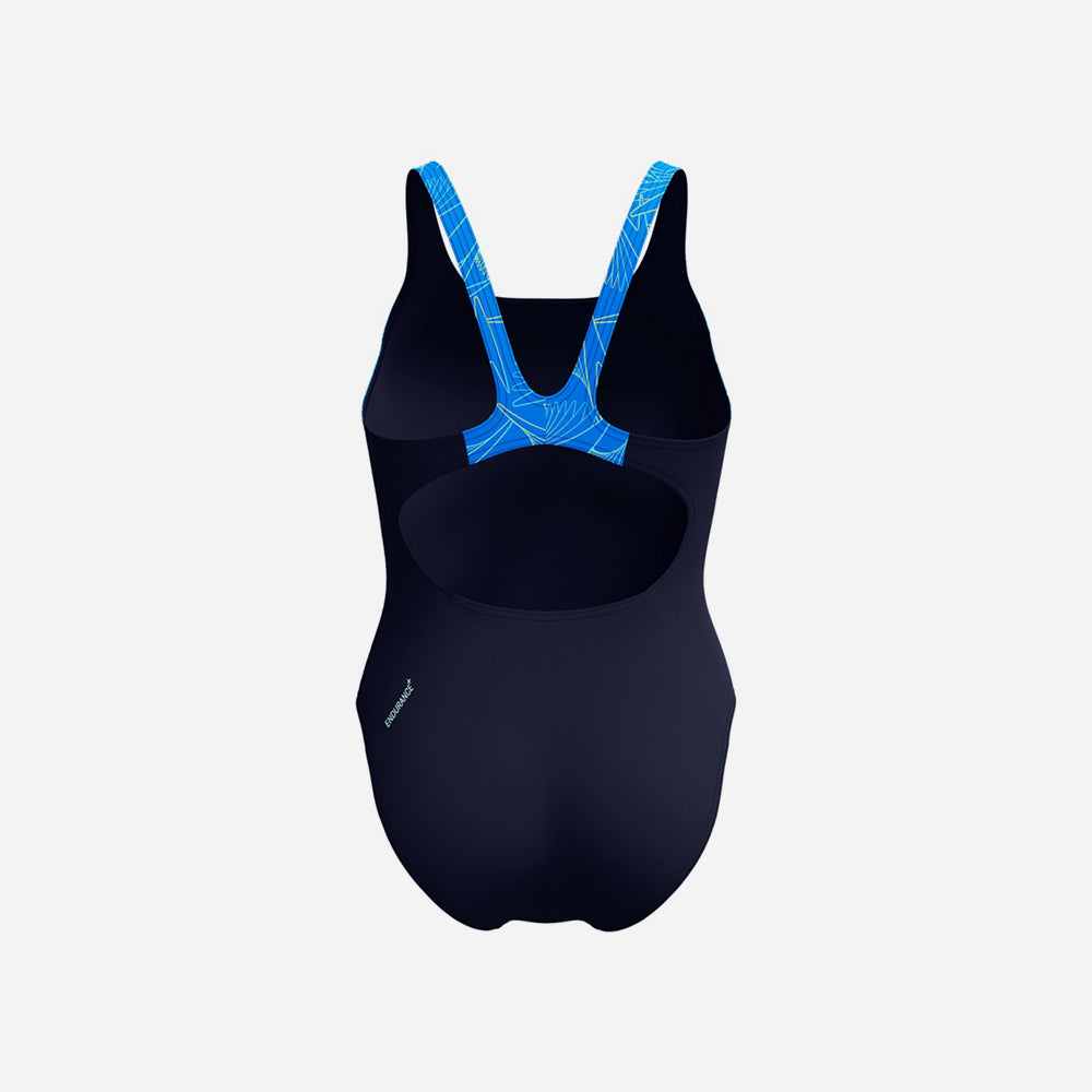 Đồ Bơi Một Mảnh Nữ Speedo HyperBoom Splice Muscleback - Xanh Navy - Supersports Vietnam