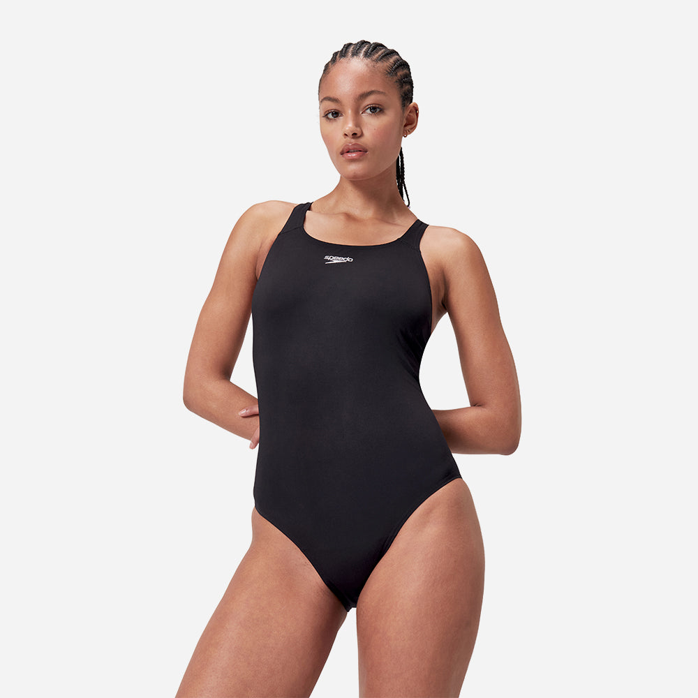 Đồ Bơi Một Mảnh Nữ Speedo End+ Essentials Kickback - Đen - Supersports Vietnam