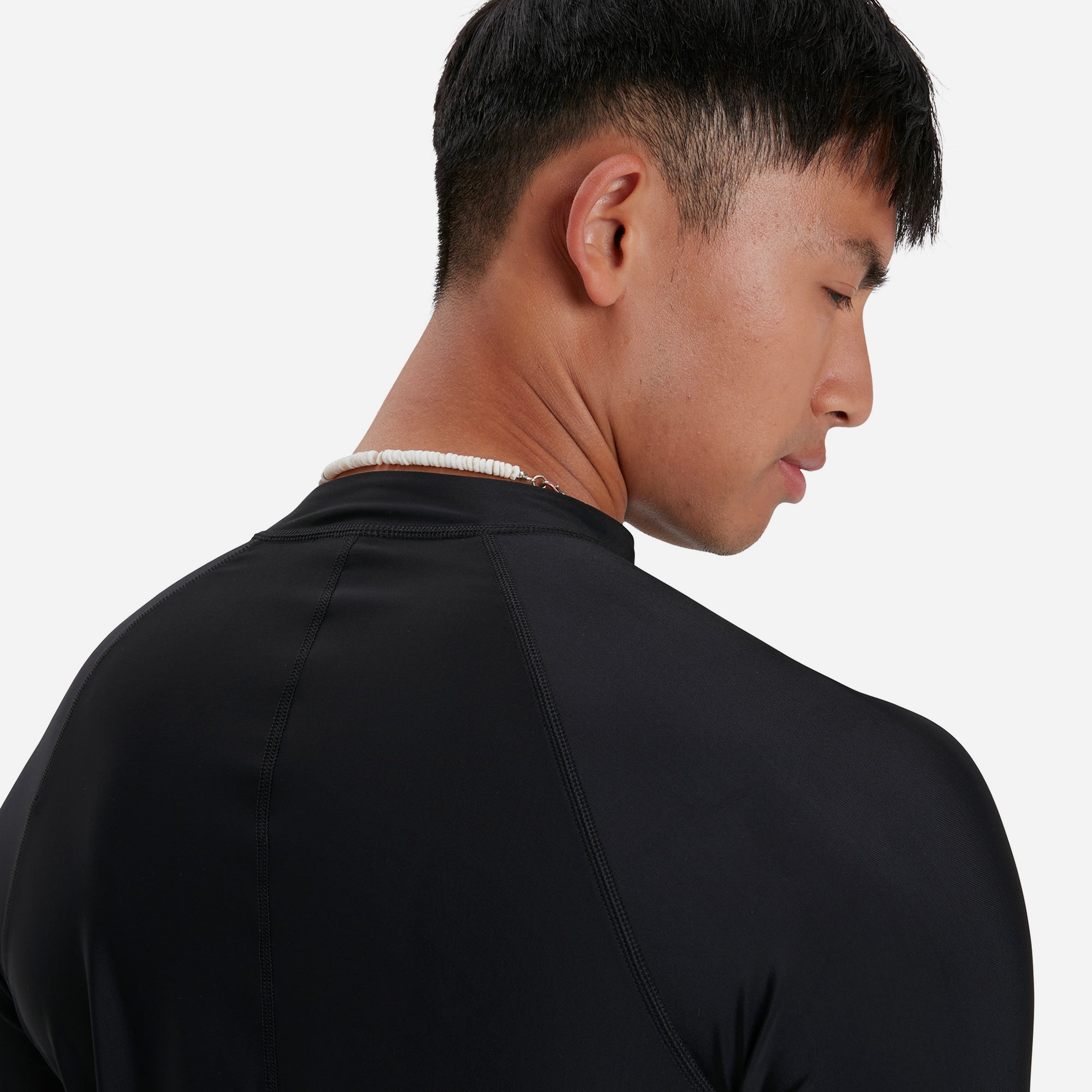 Áo Bơi Chống Nắng Tay Dài Nam Speedo Essentials - Đen - Supersports Vietnam