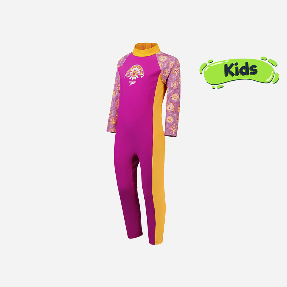 Đồ Bơi Một Mảnh Bé Gái Speedo Printed All-In-One Sun - Hồng - Supersports Vietnam