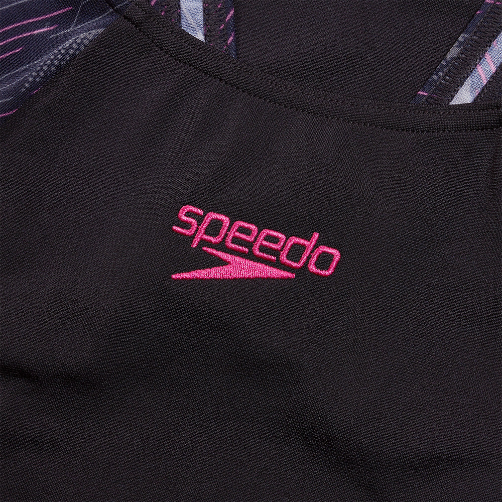 Đồ Bơi Một Mảnh Nữ Speedo Hyperboom Splice Muscleback - Đen - Supersports Vietnam