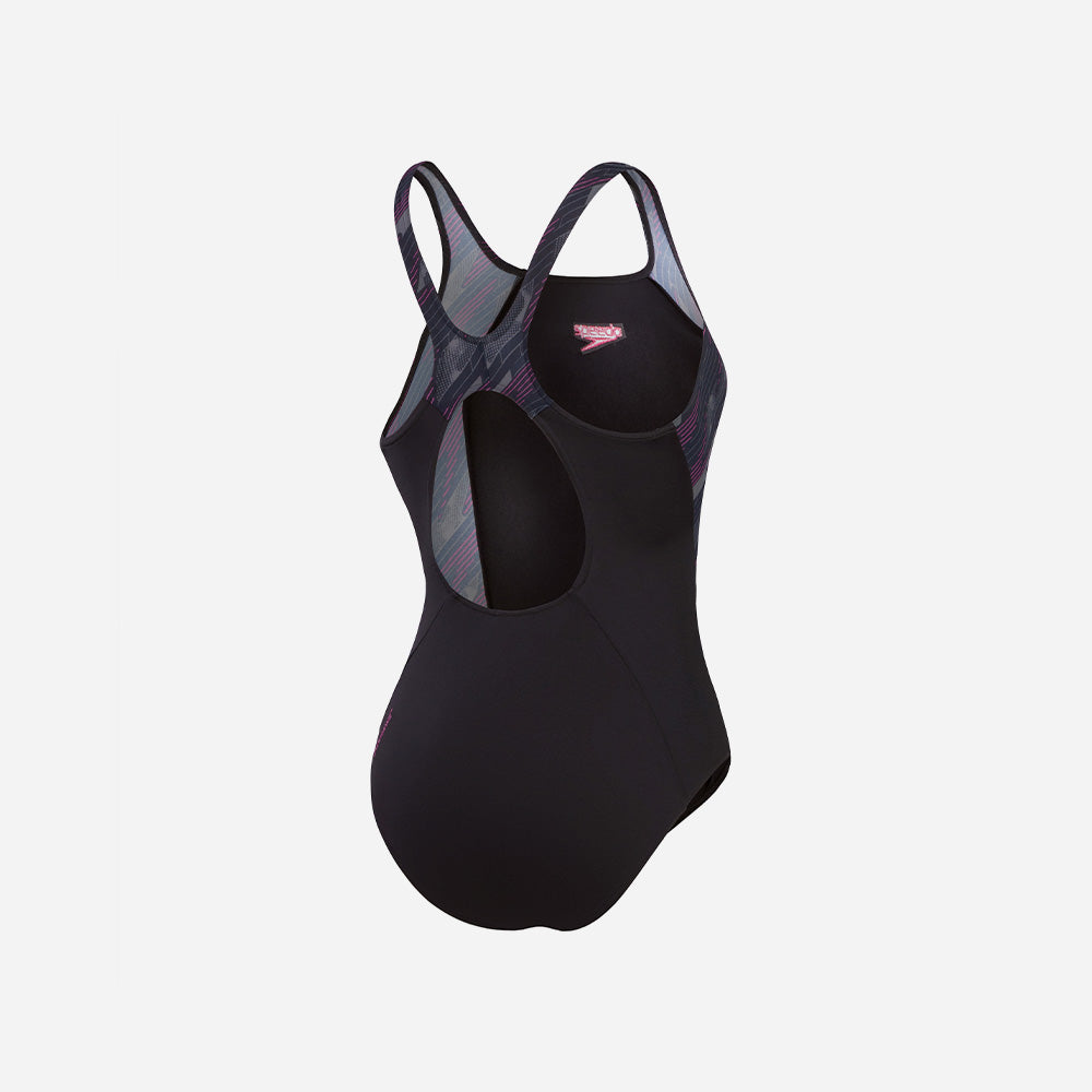 Đồ Bơi Một Mảnh Nữ Speedo Hyperboom Splice Muscleback - Đen - Supersports Vietnam