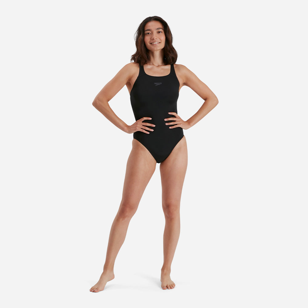 Đồ Bơi Một Mảnh Nữ Speedo Eco Endurance+ Medalist - Đen - Supersports Vietnam