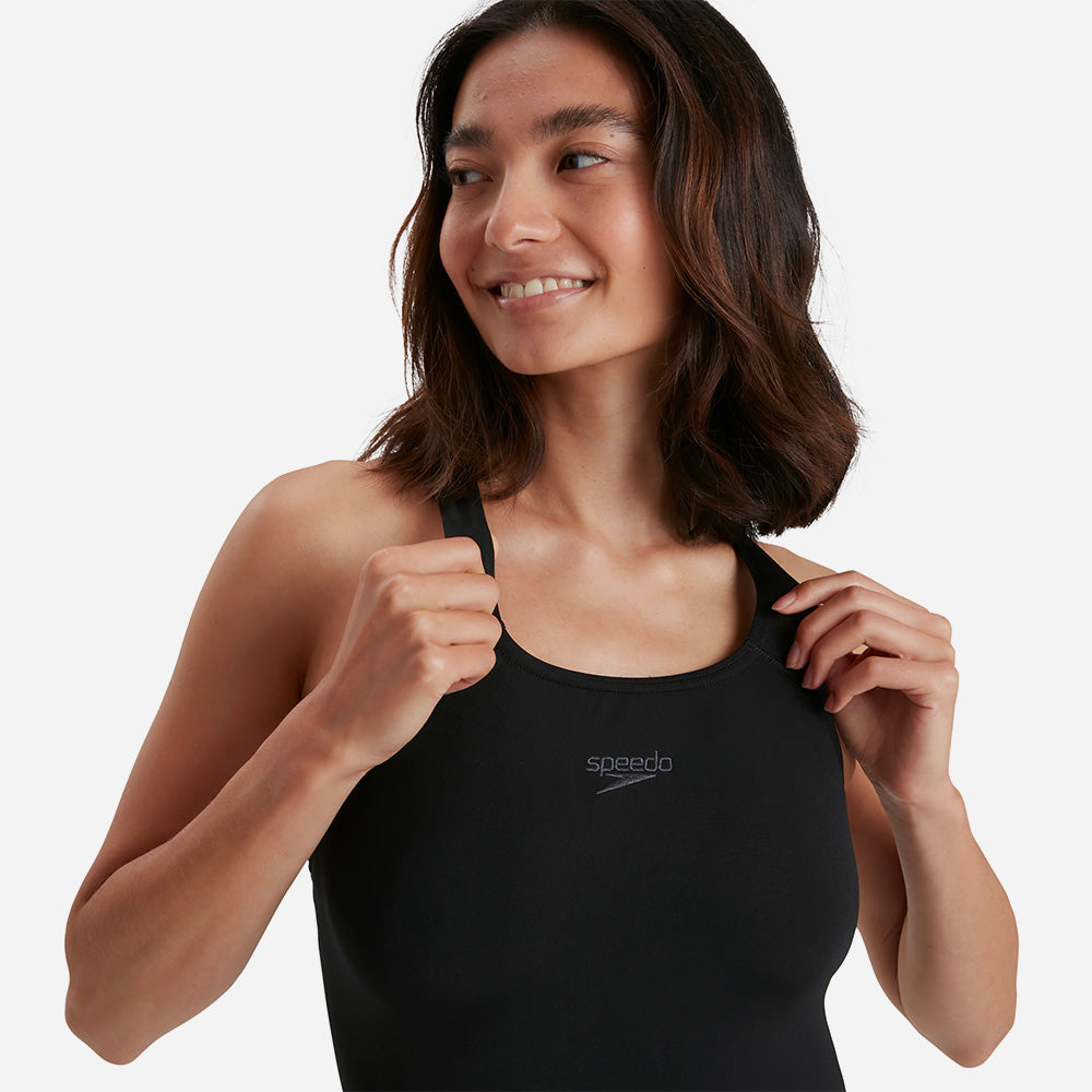 Đồ Bơi Một Mảnh Nữ Speedo Eco Endurance+ Medalist - Đen - Supersports Vietnam