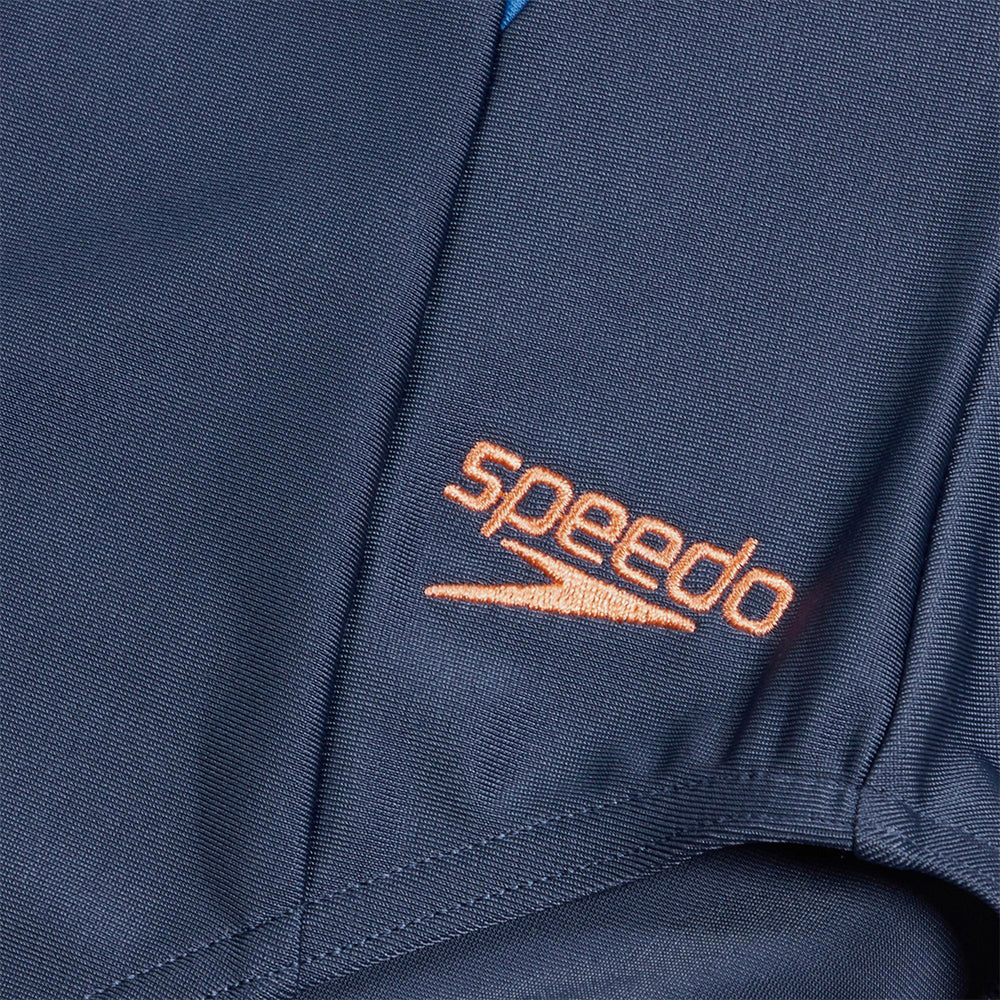 Bộ Đồ Bơi Chống Nắng Nữ Speedo Printed Panel - Xanh Dương - Supersports Vietnam