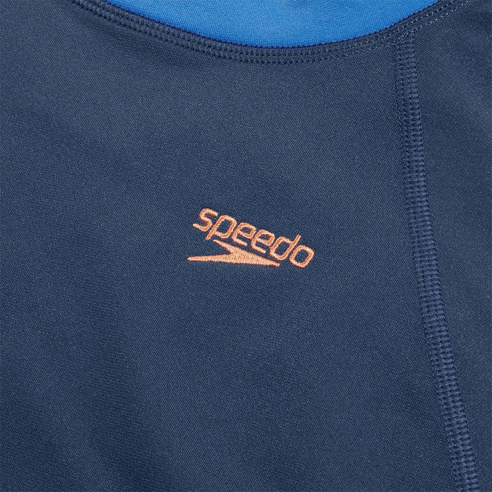 Áo Bơi Chống Nắng Nữ Speedo Printed Splice - Xanh Dương - Supersports Vietnam