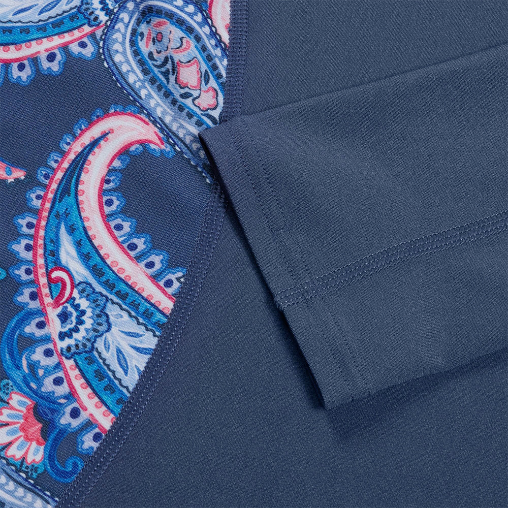 Áo Bơi Chống Nắng Nữ Speedo Printed Splice - Xanh Dương - Supersports Vietnam