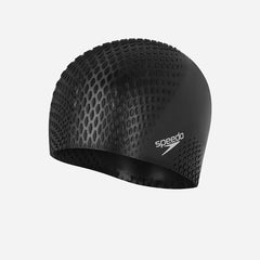 Mũ Bơi Người Lớn Speedo Bubble Active + - Đen - Supersports Vietnam