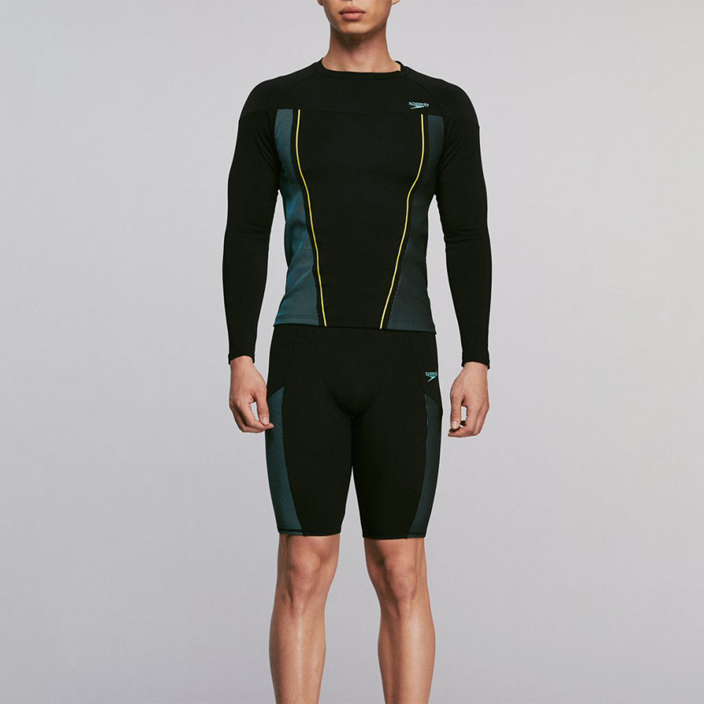 Áo Bơi Chống Nắng Nam Speedo Hero - Đen - Supersports Vietnam