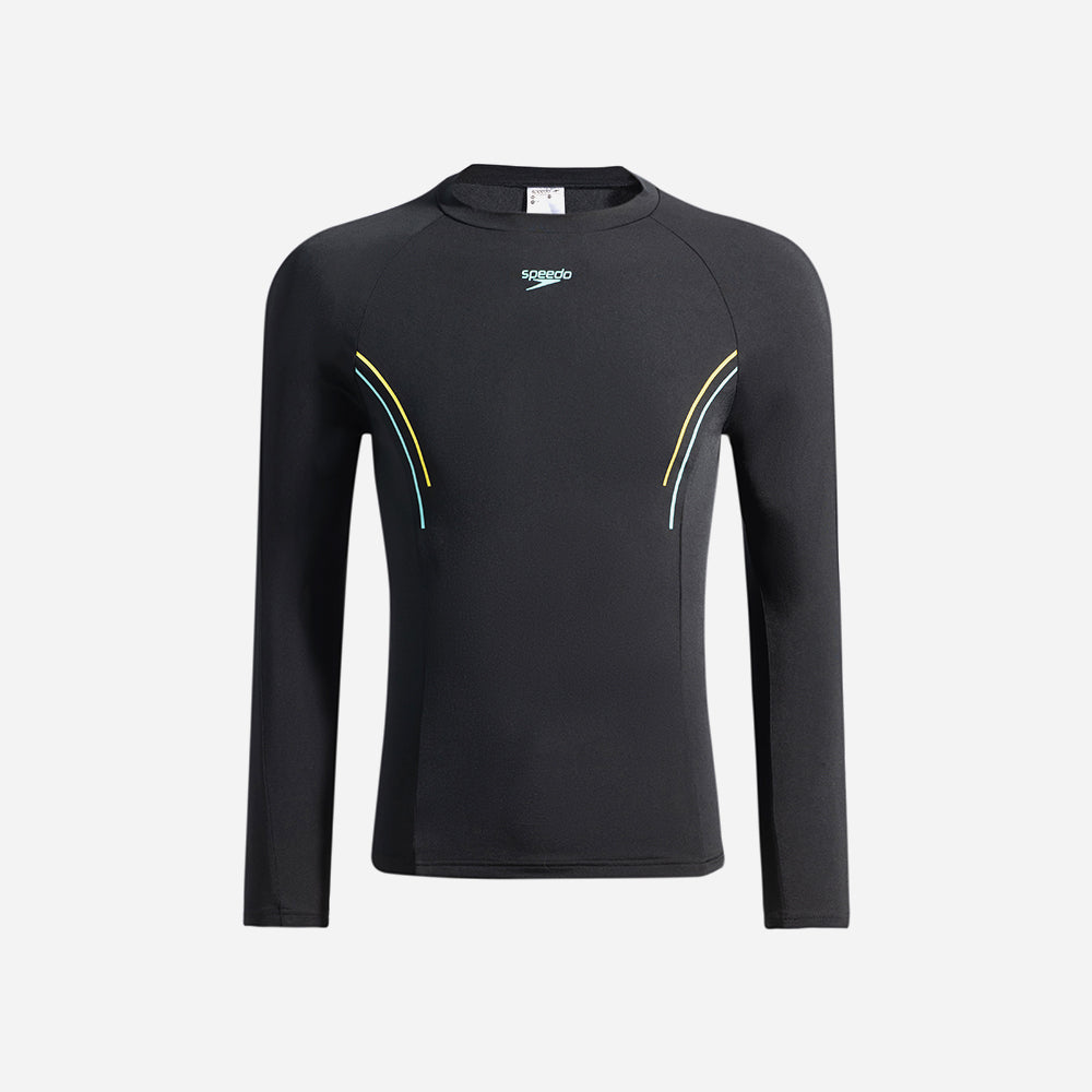 Áo Bơi Chống Nắng Nam Speedo Hero - Đen - Supersports Vietnam