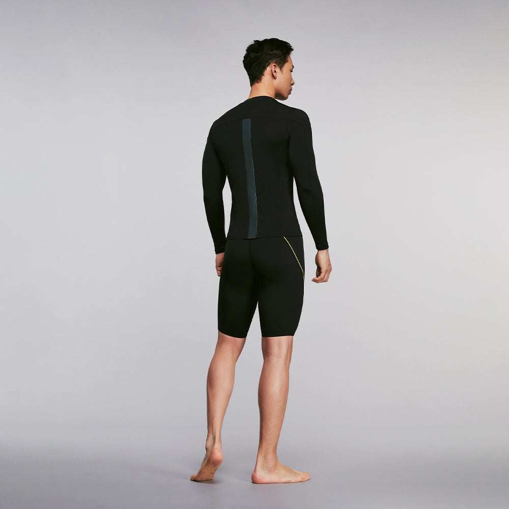 Áo Bơi Chống Nắng Nam Speedo Hero - Đen - Supersports Vietnam