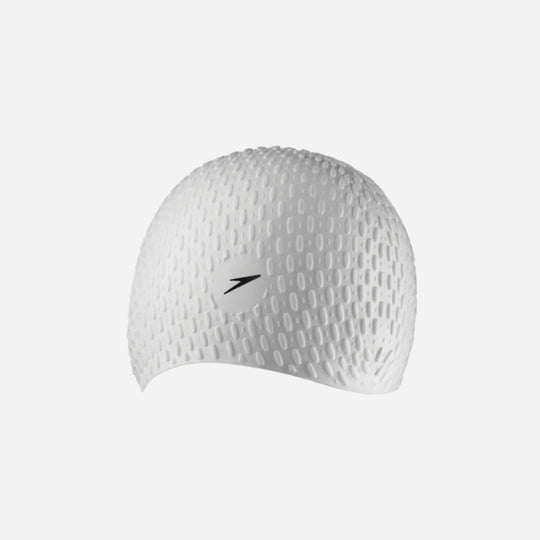 Nón Bơi Người Lớn Speedo Bubble - Trắng