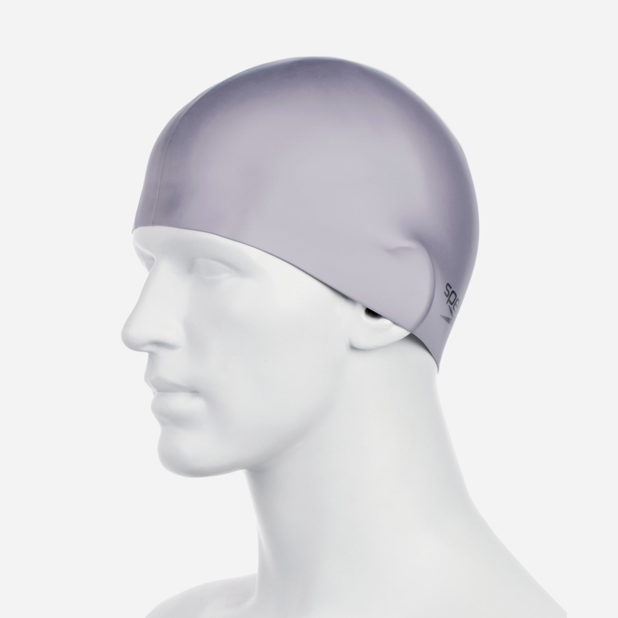 Nón Bơi Người Lớn Speedo Plain Moulded Silicone - Xám - Supersports Vietnam