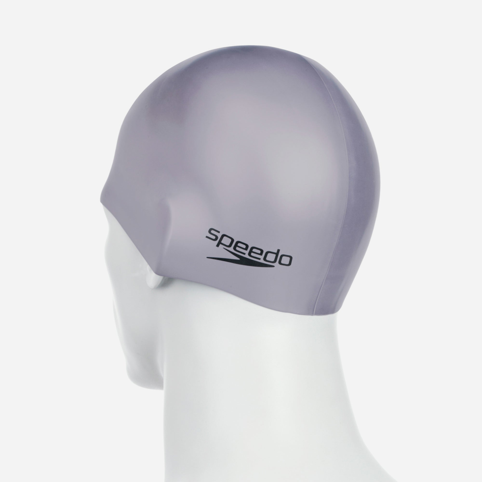 Nón Bơi Người Lớn Speedo Plain Moulded Silicone - Xám - Supersports Vietnam