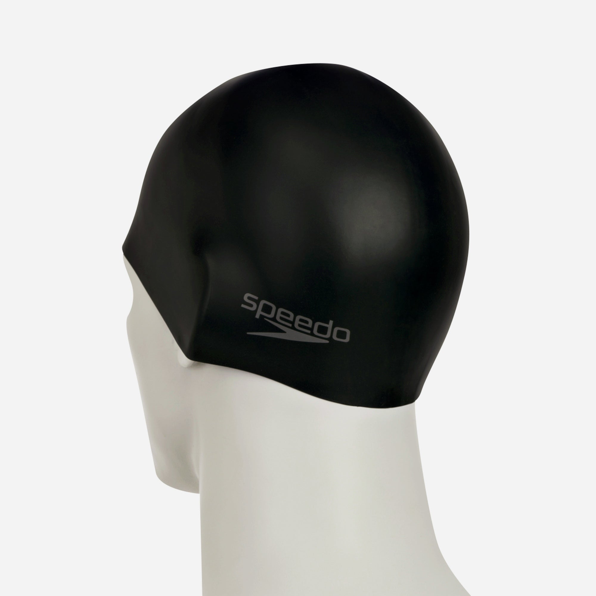 Nón Bơi Người Lớn Speedo Plain Moulded Silicone - Đen - Supersports Vietnam