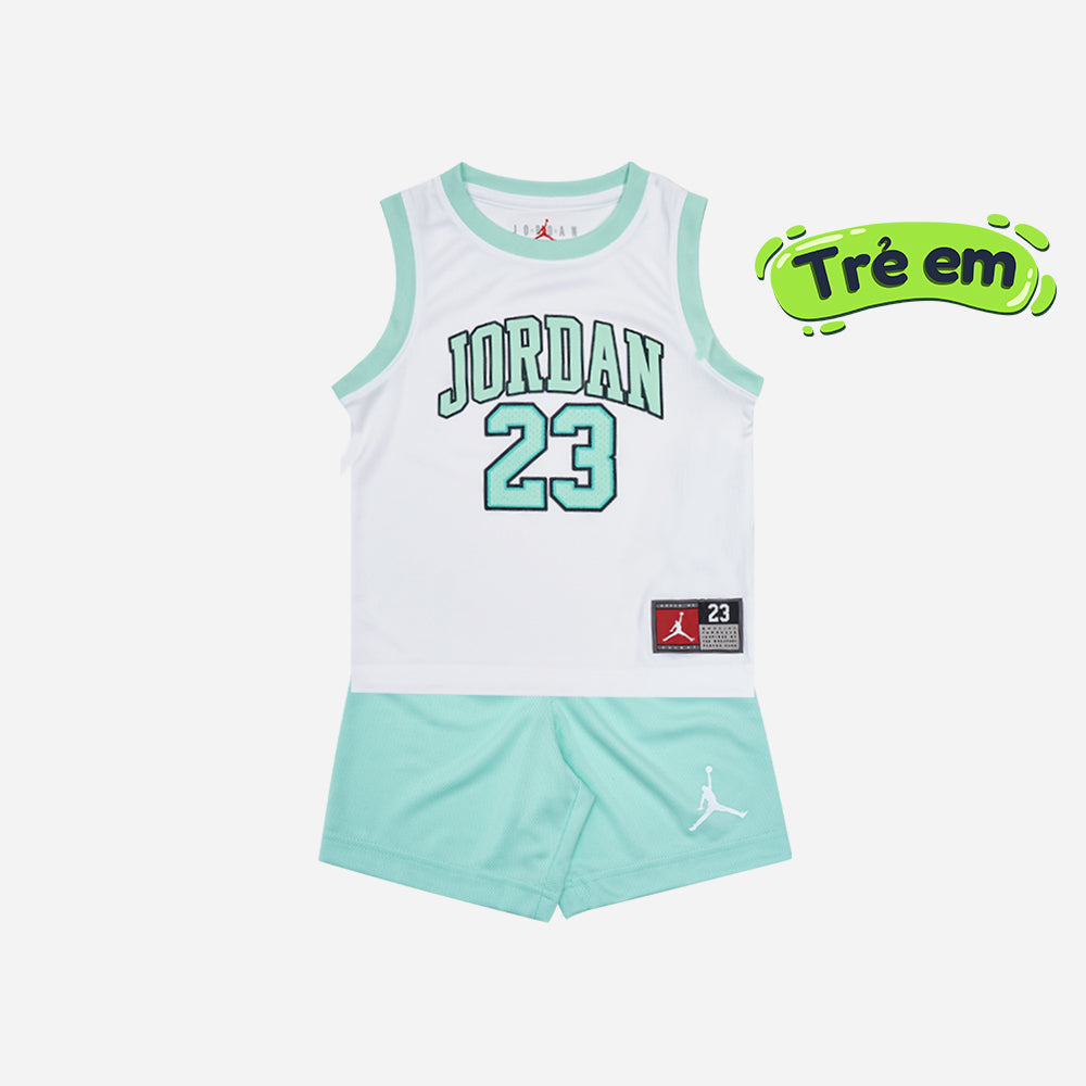 Đồ Bộ Bé Trai Jordan Jersey - Xanh Mint - Supersports Vietnam