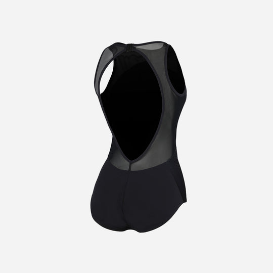 Đồ Bơi Một Mảnh Nữ Speedo Shaping Iris Printed - Đen