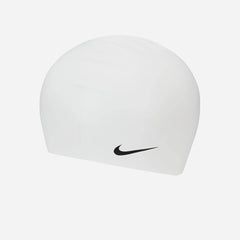 Nón Bơi Thể Thao Unisex Nike Swim Solid Silicone Cap - Trắng - Supersports Vietnam