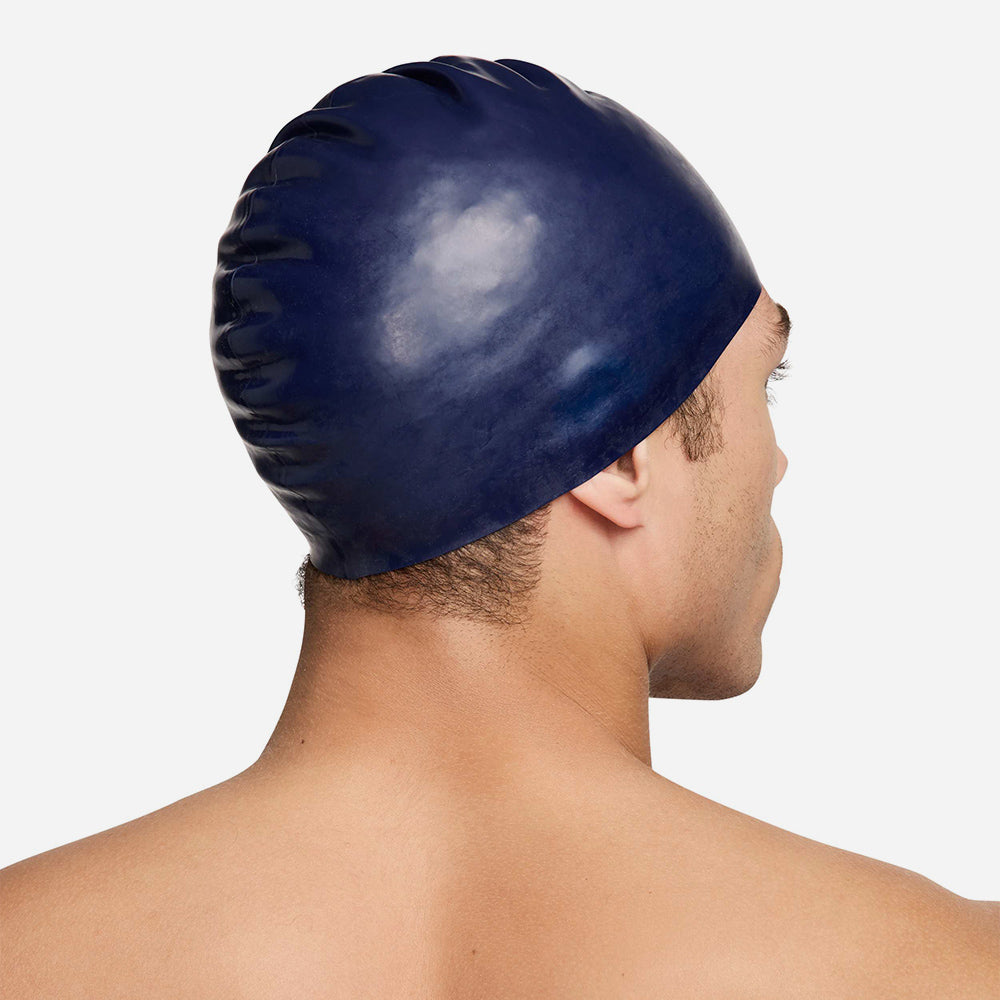 Nón Bơi Người Lớn Nike Swim Solid Silicone - Xanh Navy - Supersports Vietnam