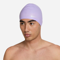 Nón Bơi Thể Thao Unisex Nike Swim Solid Silicone Cap - Tím - Supersports Vietnam
