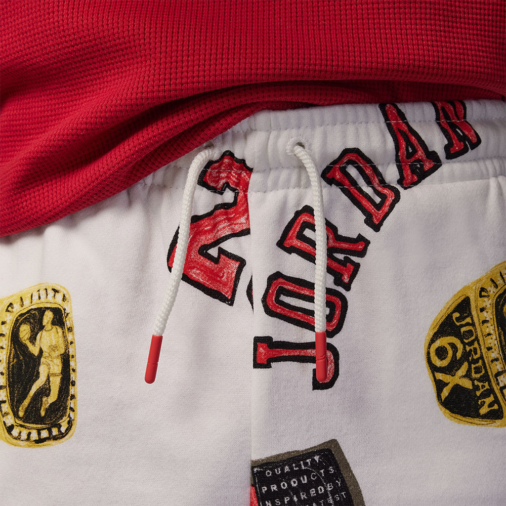 Quần Ngắn Bé Trai Jordan Mj Essentials Ft Aop - Trắng - Supersports Vietnam