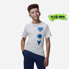 Áo Thun Bé Trai Jordan See Me Shine Short Sleeve - Trắng - Supersports Vietnam