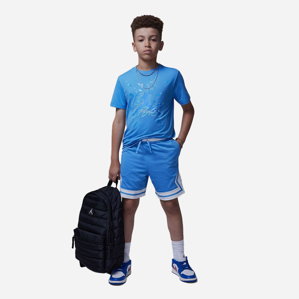 Áo Thun Bé Trai Jordan Shattered Glass Jumpman - Xanh Dương - Supersports Vietnam