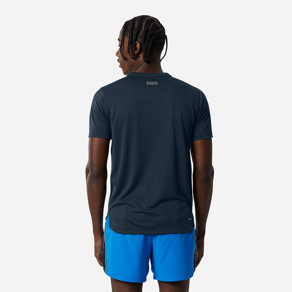 Áo Thun Tay Ngắn Nam New Balance Impact Run - Đen - Supersports Vietnam