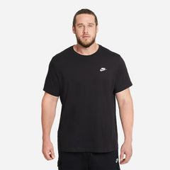 Áo Tay Ngắn Nam Nike Club - Đen - Supersports Vietnam