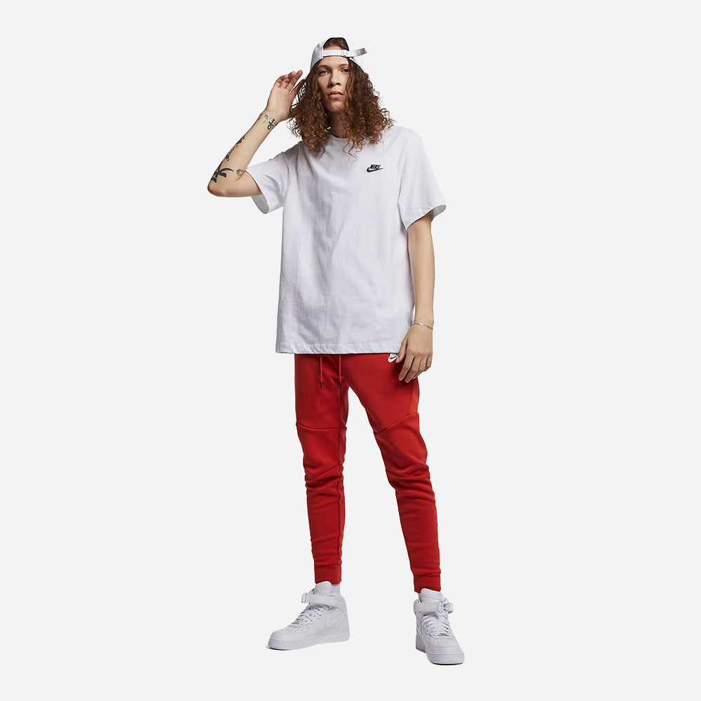 Áo Thun Nam Nike Club Essential Embroidered - Trắng - Supersports Vietnam