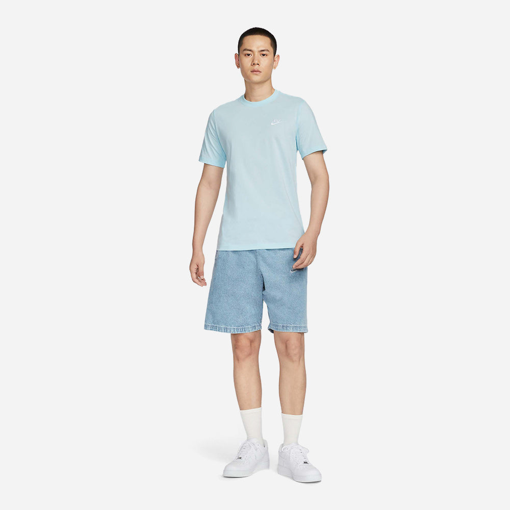 Áo Thun Nam Nike Club - Xanh Dương - Supersports Vietnam