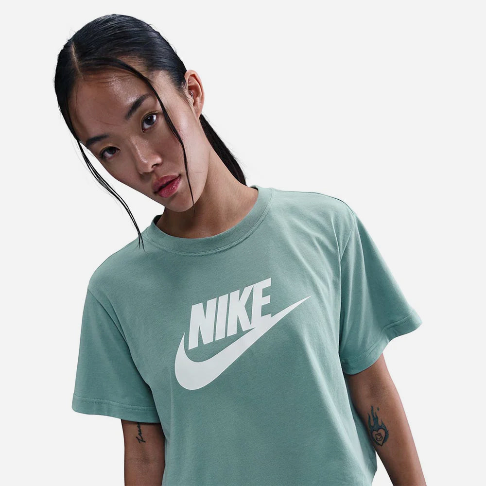 Áo Crop-Top Nữ Nike Sportswear Essential - Xanh Mint - Supersports Vietnam