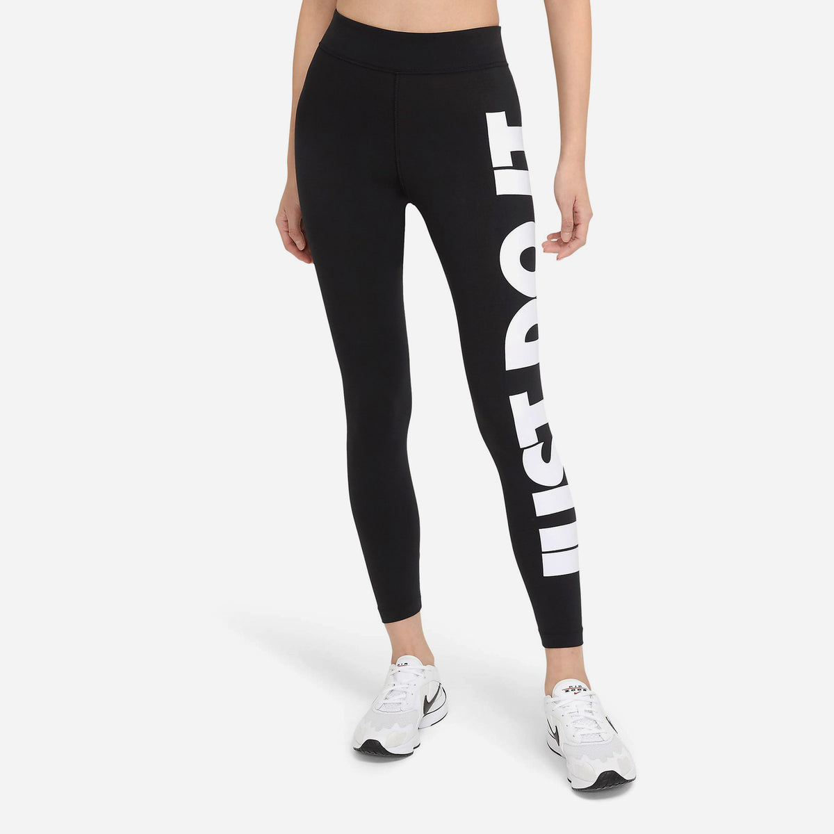 Quần Bó Thể Thao Nữ Nike High-Waisted - Đen